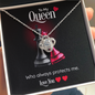 To My Queen | Who Protects Me ❤️👑( Love Knot Necklace)