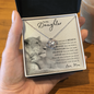 To My Daughter | Mother's Love Knot Necklace