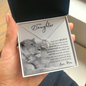 To My Daughter | Mother's Love Knot Necklace