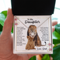 To My Daughter | Proud To Be Your Father (Love Knot Necklace)