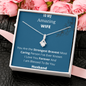To My Amazing Wife | Alluring Beauty Necklace with Message Card + BOX