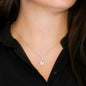 Petite Ribbon Shaped Pendant - To My Smokin' Hot Wife
