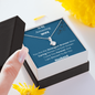 To My Amazing Wife | Alluring Beauty Necklace with Message Card + BOX