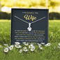 Petite Ribbon Shaped Pendant - To My Smokin' Hot Wife