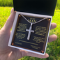 To My Man | Stainless Steel Cross Necklace ✛💓