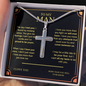 To My Man | Stainless Steel Cross Necklace ✛💓