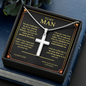 To My Man | Stainless Steel Cross Necklace ✛💓