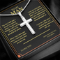 To My Man | Stainless Steel Cross Necklace ✛💓