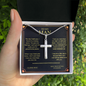 To My Man | Stainless Steel Cross Necklace ✛💓