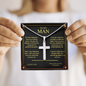 To My Man | Stainless Steel Cross Necklace ✛💓