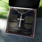 To My Man | Stainless Steel Cross Necklace ✛💓