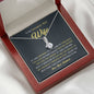 Petite Ribbon Shaped Pendant - To My Smokin' Hot Wife