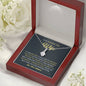 Petite Ribbon Shaped Pendant - To My Smokin' Hot Wife