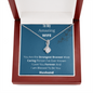 To My Amazing Wife | Alluring Beauty Necklace with Message Card + BOX