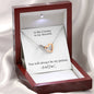 Interlocking Heart Necklace - You Will Always Be My Person
