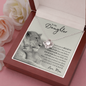 To My Daughter | Mother's Love Knot Necklace