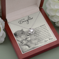 To My Daughter | Mother's Love Knot Necklace