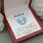 To my Mommy | I May Just Be A Bump 💙💎(Love Knot Necklace)