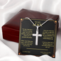 To My Man | Stainless Steel Cross Necklace ✛💓