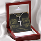 To My Man | Stainless Steel Cross Necklace ✛💓