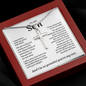 To My Son | I'm Grateful My Son From Mom Cross Necklace ✝💓