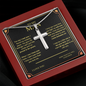 To My Man | Stainless Steel Cross Necklace ✛💓