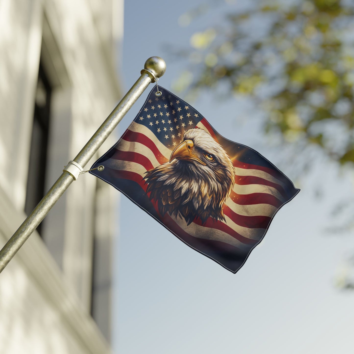 American Eagle Flag - Double-Sided Patriotic Flag