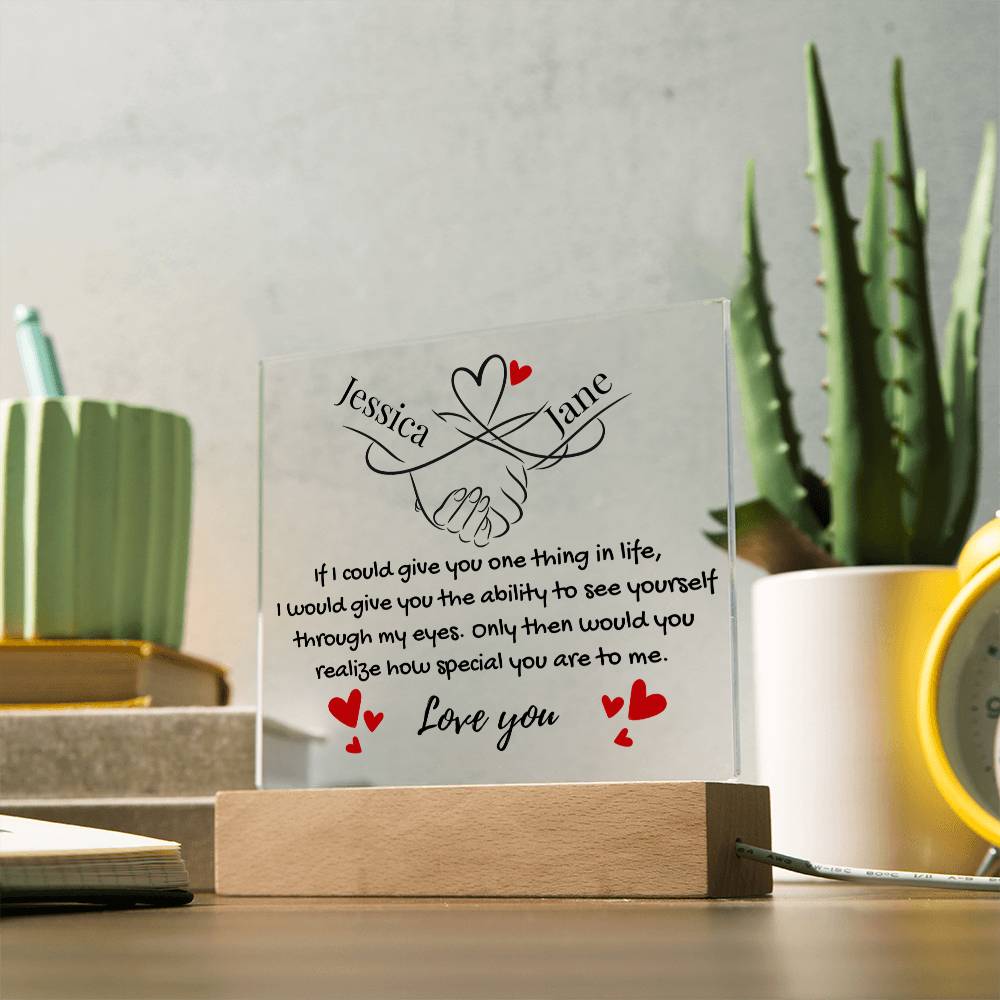 Acrylic Square Plaque