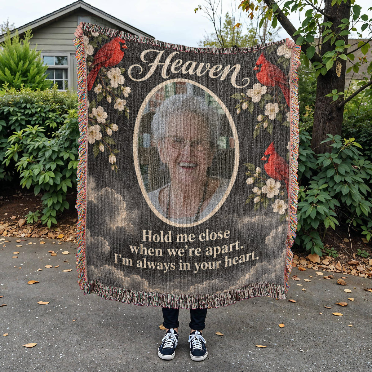 Artwork Heirloom Woven Blanket (Portrait)