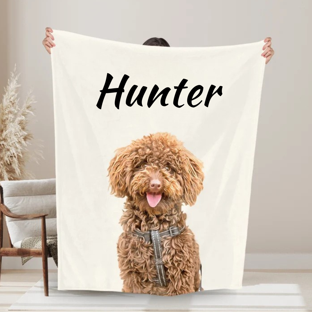 Personalized Pet Blanket - Gift for Pet Owners