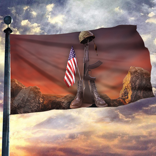 Fallen Soldier Memorial Flag