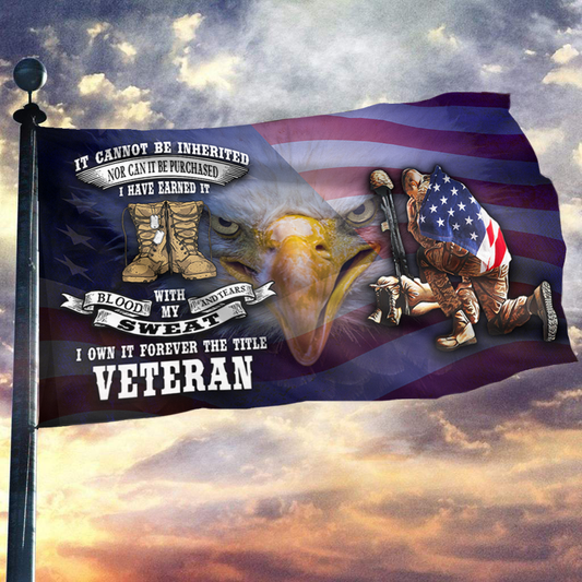 Veteran - Blood, Sweat and Tears Flag