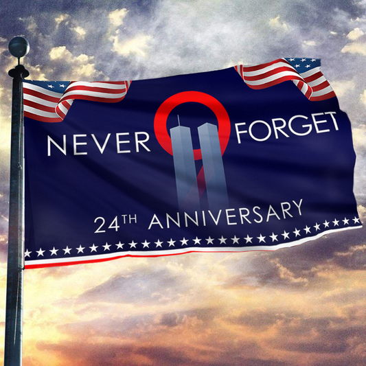 Never Forget 24th Anniversary Flag