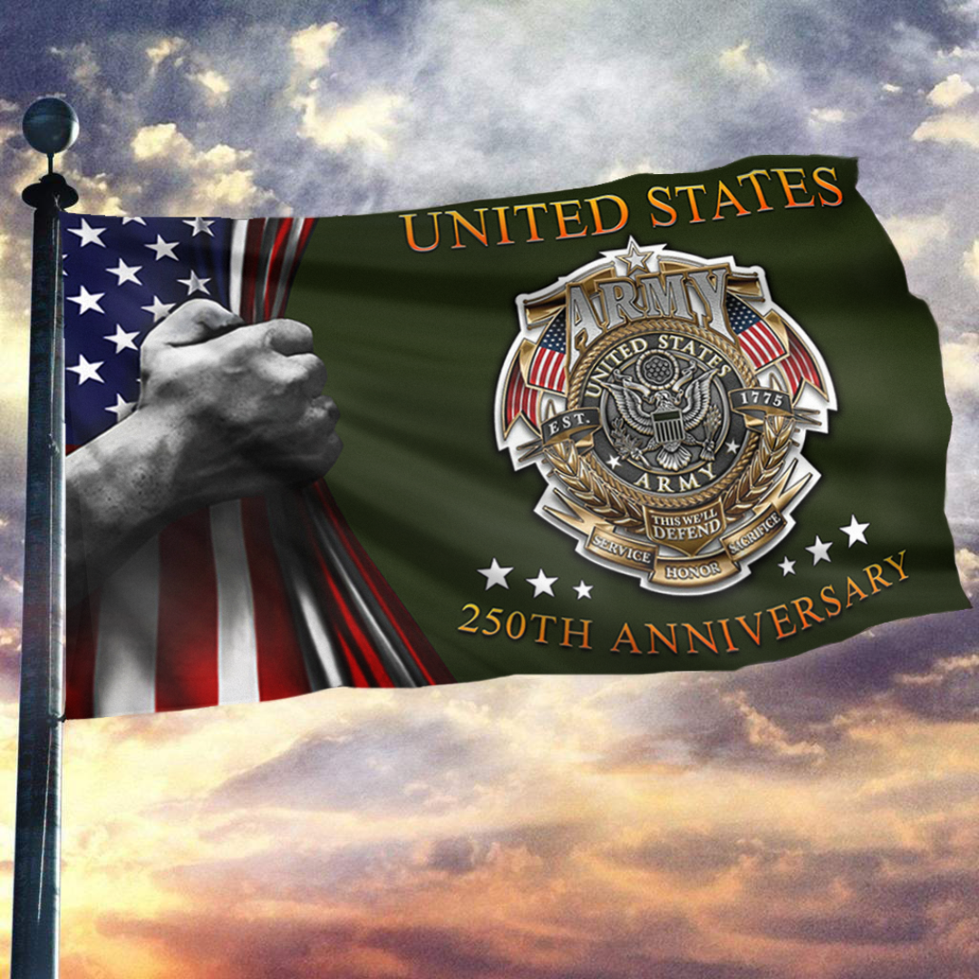 250th Anniversary US Army Flag