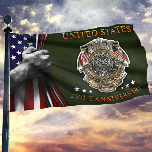 250th Anniversary US Army Flag