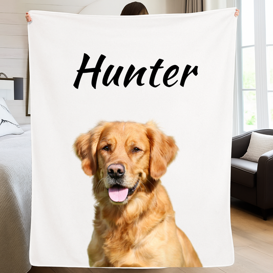Personalized Pet Blanket - Gift for Pet Owners
