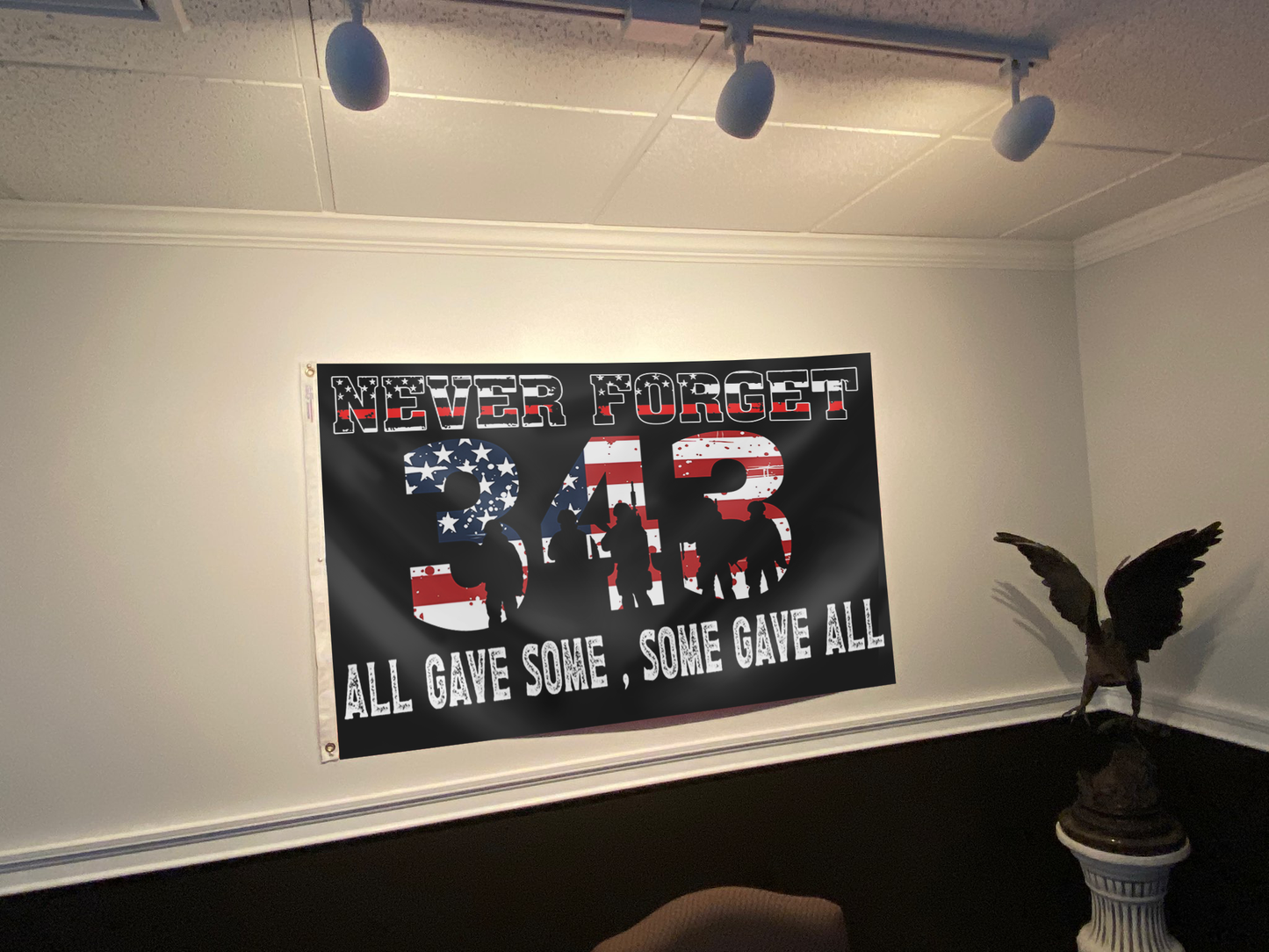 Never Forget 343 Flag