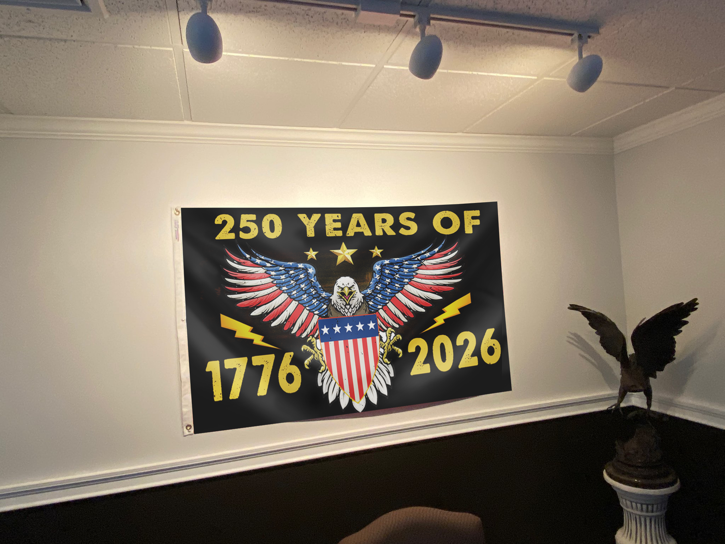 Patriotic 250th Anniversary U.S. Flag (1776–2026)