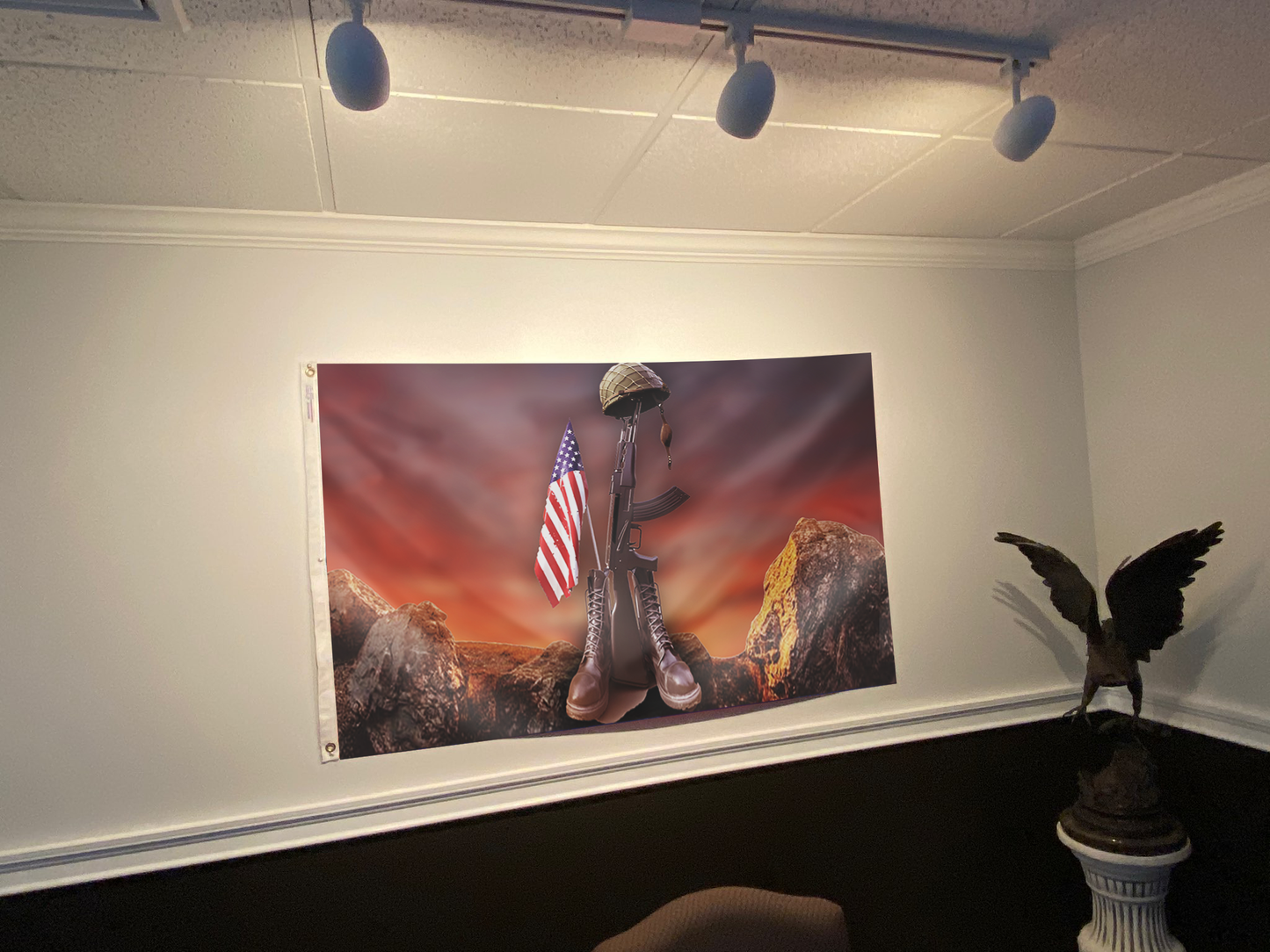 Fallen Soldier Memorial Flag