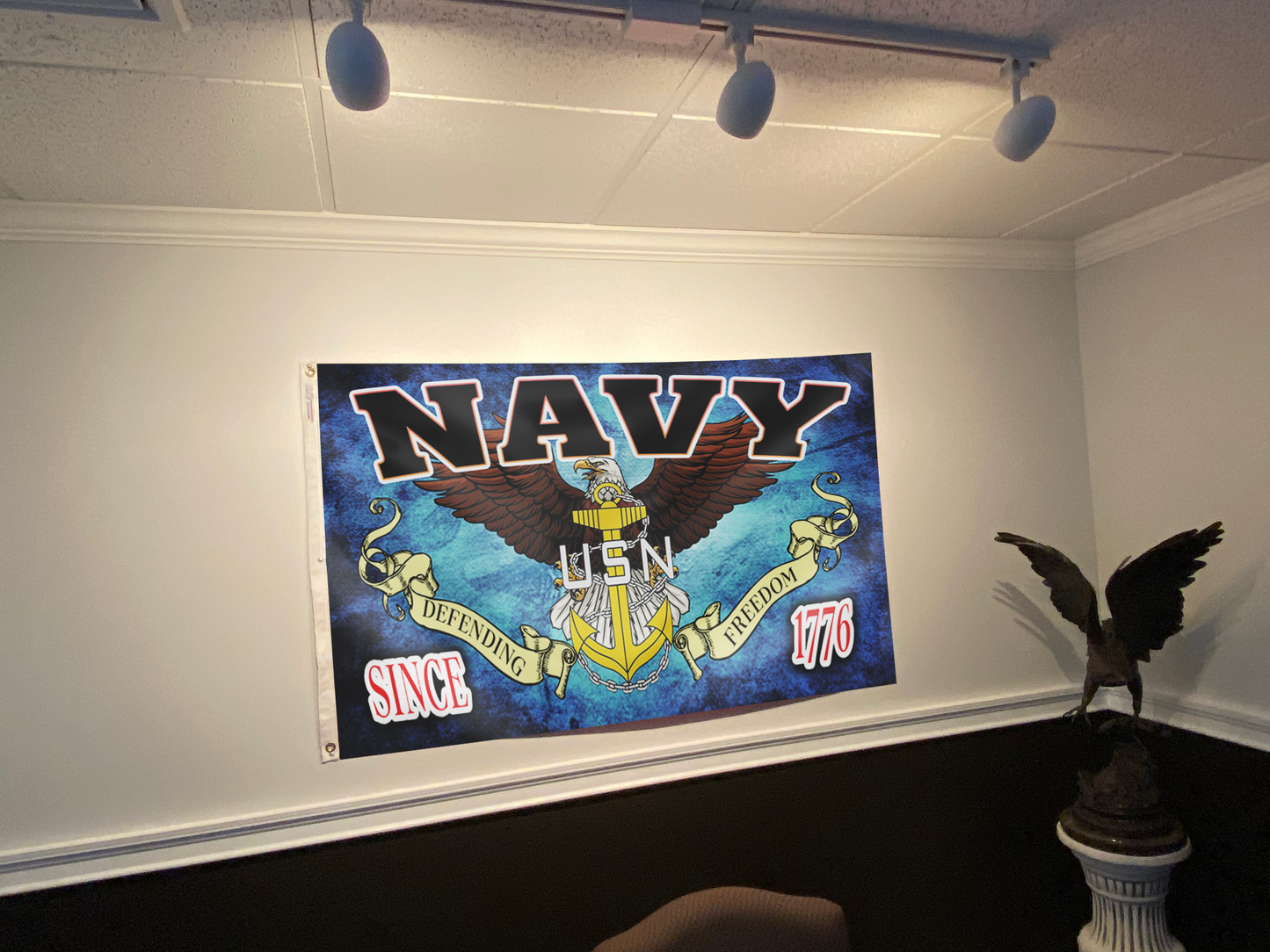 Navy Defending Freedom - USN Flag