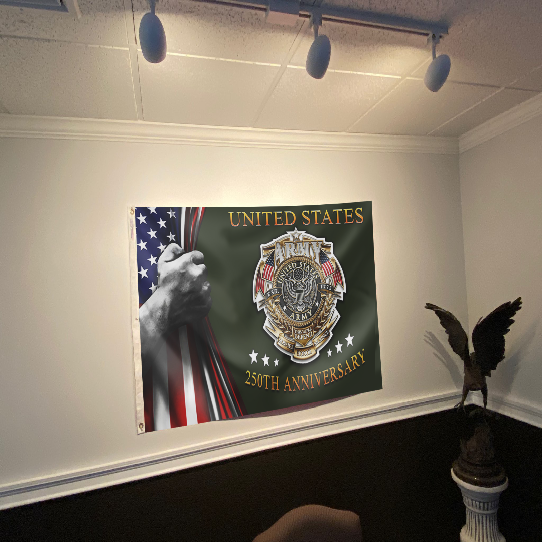 250th Anniversary US Army Flag