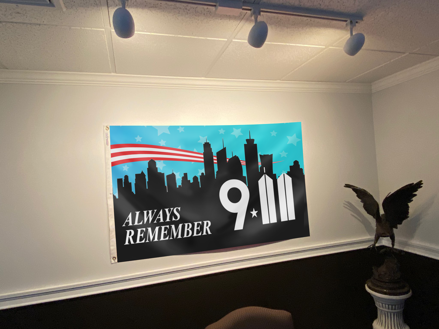 Always Remember 9.11 Flag