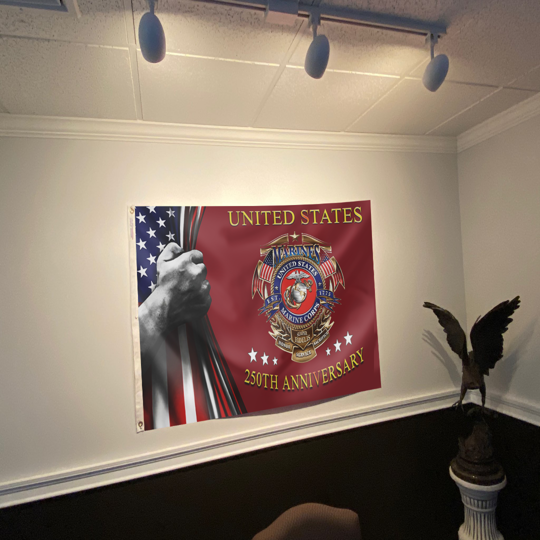 250th Anniversary US Marine Corps Flag