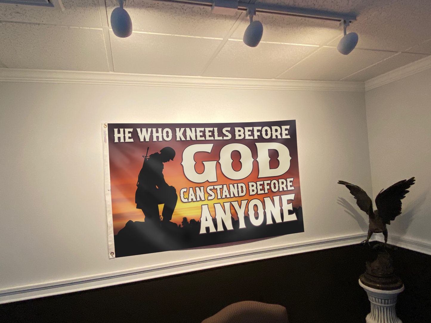 He Who Kneels Before God Flag