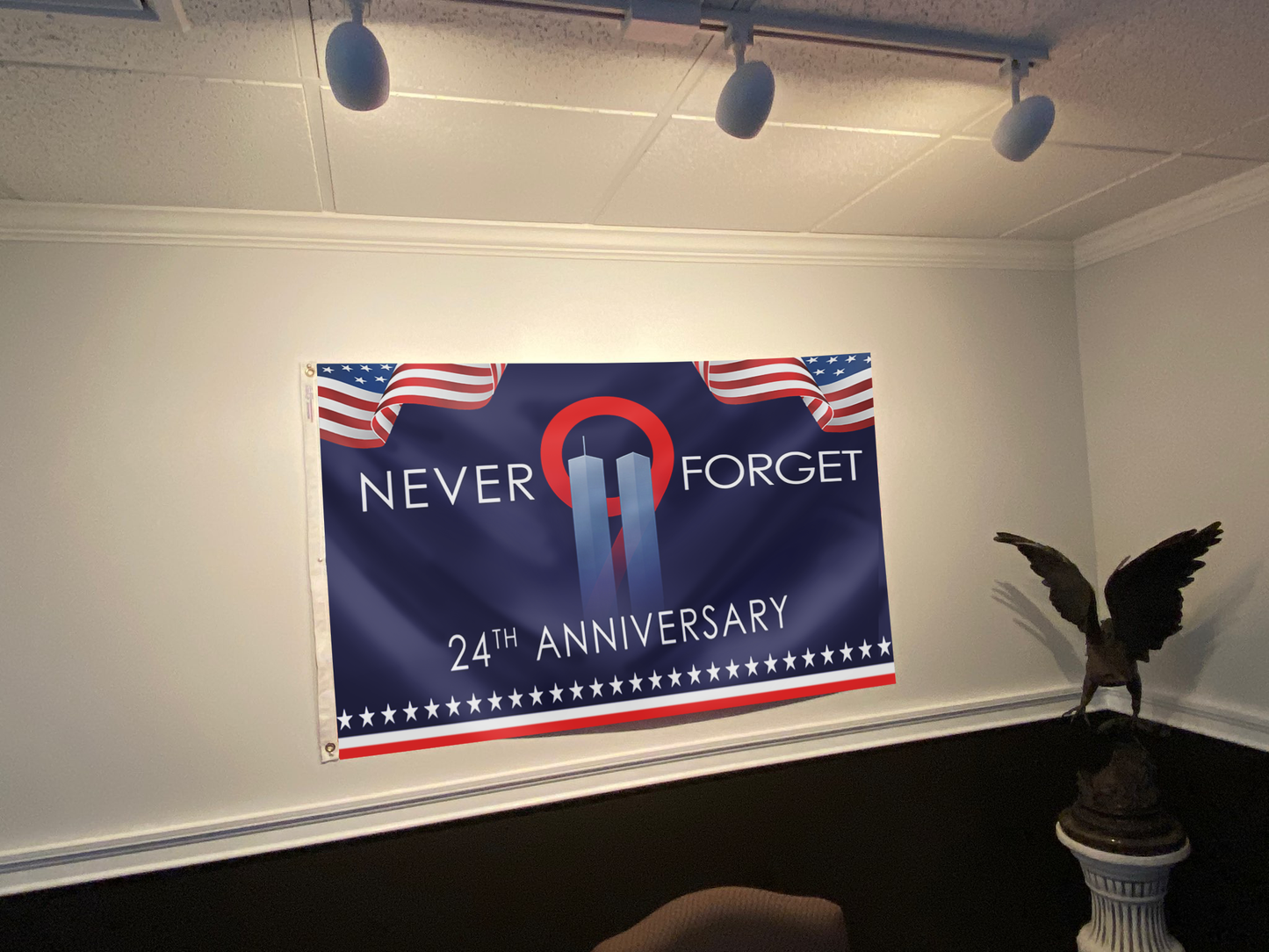 Never Forget 24th Anniversary Flag