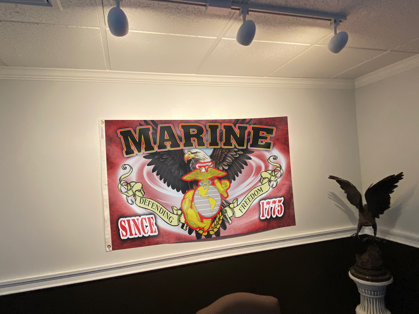 Patriotic Marine Flag