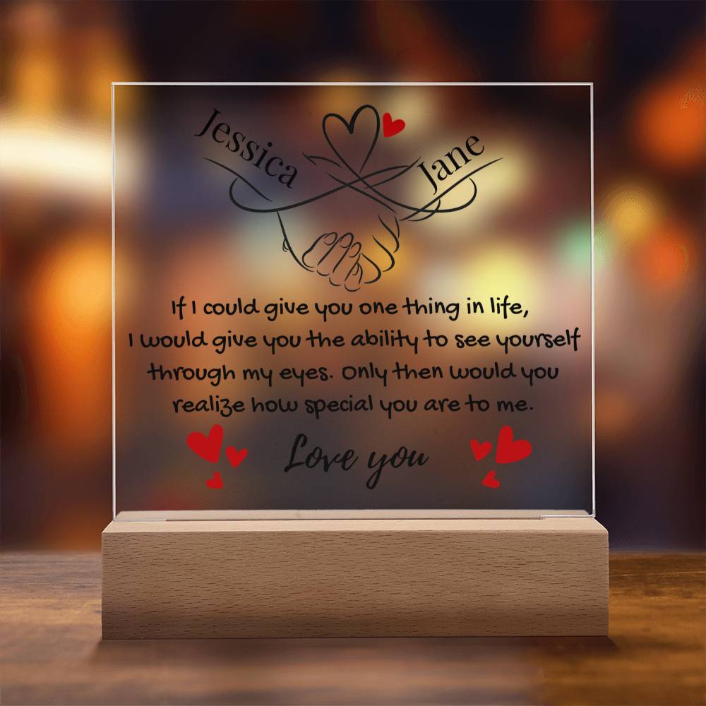 Acrylic Square Plaque