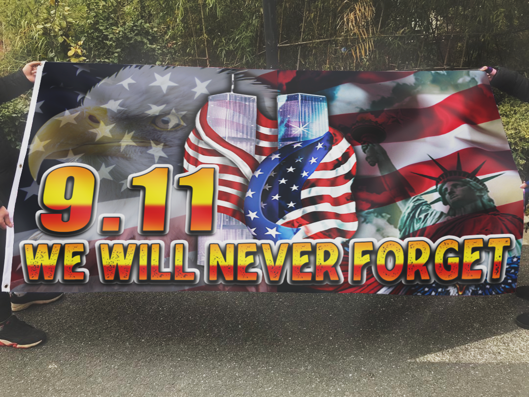Liberty - 9.11 - We Will Never Forget Flag
