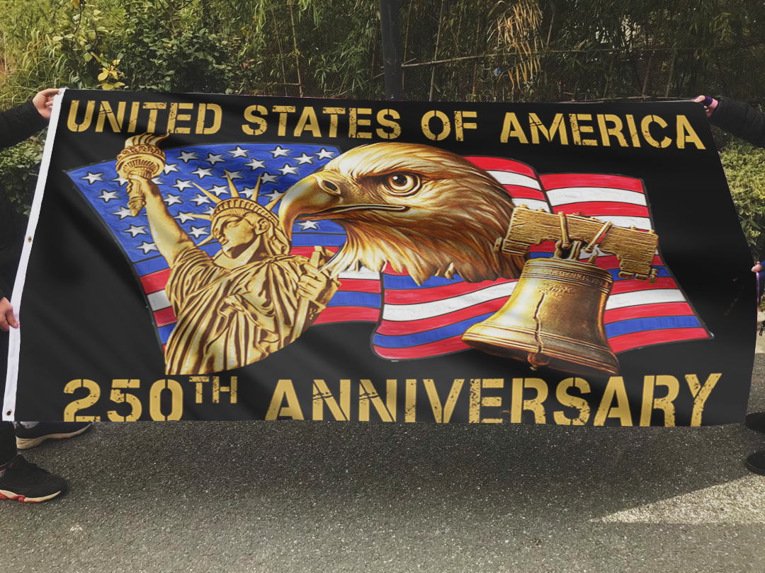 United States of America 250th Anniversary Flag