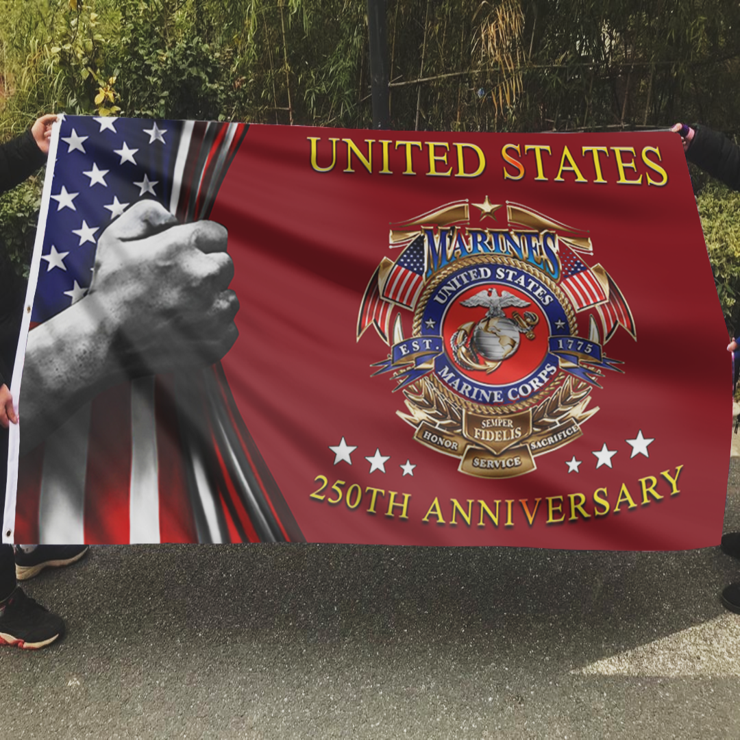 250th Anniversary US Marine Corps Flag